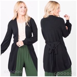 Blouson Cardigan Black